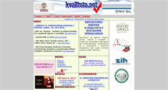 Desktop Screenshot of kvaliteta.net